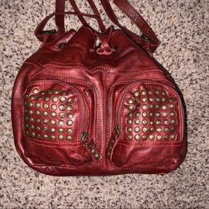 Frye Brooke Studded Drawstring Bucketbag